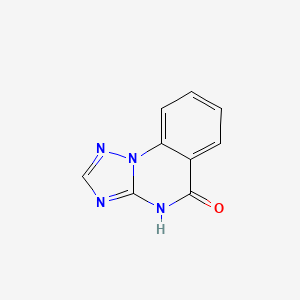 molecular formula C9H6N4O B2686055 4H,5H-[1,2,4]Triazolo[1,5-A]quinazolin-5-one CAS No. 73549-68-5