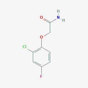 molecular formula C8H7ClFNO2 B268612 2-(2-Chloro-4-fluorophenoxy)acetamide 