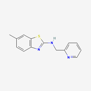 6-methyl-N-(pyridin-2-ylmethyl)benzo[d]thiazol-2-amine
