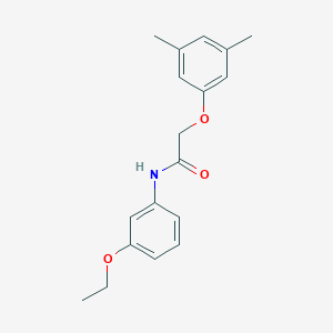 molecular formula C18H21NO3 B268625 2-(3,5-dimethylphenoxy)-N-(3-ethoxyphenyl)acetamide 