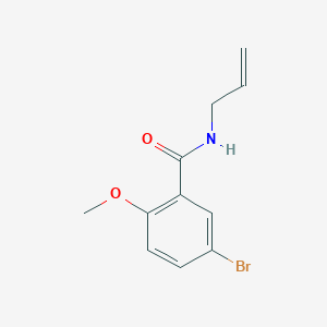 molecular formula C11H12BrNO2 B268629 N-allyl-5-bromo-2-methoxybenzamide 