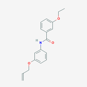 molecular formula C18H19NO3 B268632 N-[3-(allyloxy)phenyl]-3-ethoxybenzamide 