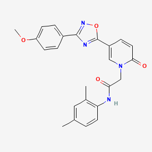 molecular formula C24H22N4O4 B2686365 N-(2,4-二甲基苯基)-2-(5-(3-(4-甲氧基苯基)-1,2,4-噁二唑-5-基)-2-氧代吡啶-1(2H)-基)乙酰胺 CAS No. 1113109-83-3