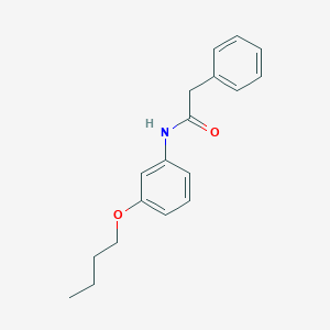 molecular formula C18H21NO2 B268646 N-(3-butoxyphenyl)-2-phenylacetamide 