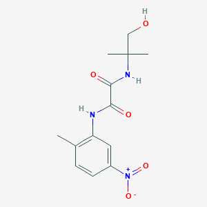 molecular formula C13H17N3O5 B2686463 N1-(1-羟基-2-甲基丙酮-2-基)-N2-(2-甲基-5-硝基苯基)草酰胺 CAS No. 899974-93-7