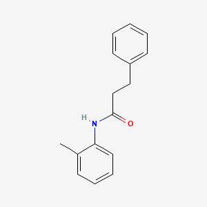 3-phenyl-N-(o-tolyl)propanamide