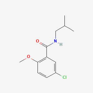 5-chloro-2-methoxy-N-(2-methylpropyl)benzamide