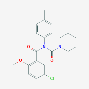N-(5-chloro-2-methoxybenzoyl)-N-(p-tolyl)piperidine-1-carboxamide