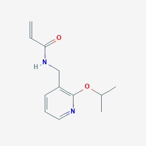 N-[(2-propan-2-yloxypyridin-3-yl)methyl]prop-2-enamide
