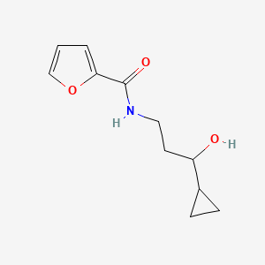 N-(3-cyclopropyl-3-hydroxypropyl)furan-2-carboxamide