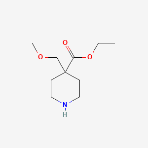 Ethyl 4-(methoxymethyl)piperidine-4-carboxylate