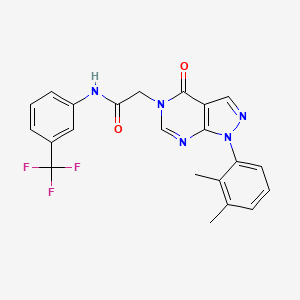 2-(1-(2,3-dimethylphenyl)-4-oxo-1H-pyrazolo[3,4-d]pyrimidin-5(4H)-yl)-N-(3-(trifluoromethyl)phenyl)acetamide