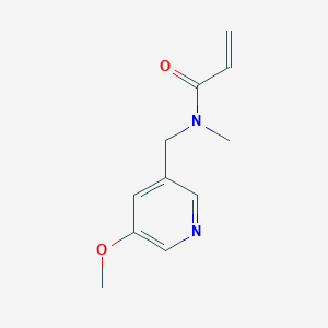 molecular formula C11H14N2O2 B2686677 N-[(5-Methoxypyridin-3-yl)methyl]-N-methylprop-2-enamide CAS No. 2164613-58-3