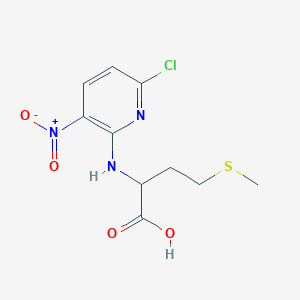 2-[(6-Chloro-3-nitro-2-pyridinyl)amino]-4-(methylsulfanyl)butanoic acid