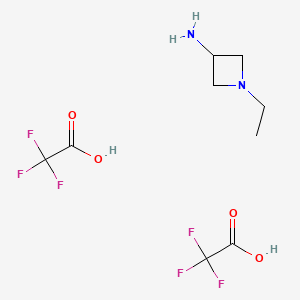 1-Ethylazetidin-3-amine;2,2,2-trifluoroacetic acid