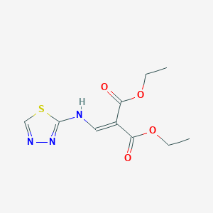 Diethyl 2-[(1,3,4-thiadiazol-2-ylamino)methylidene]propanedioate