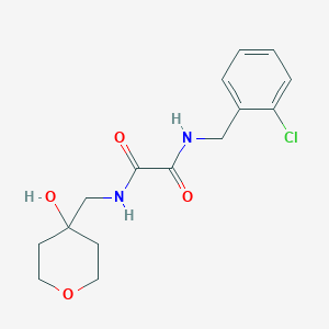 N1-(2-chlorobenzyl)-N2-((4-hydroxytetrahydro-2H-pyran-4-yl)methyl)oxalamide