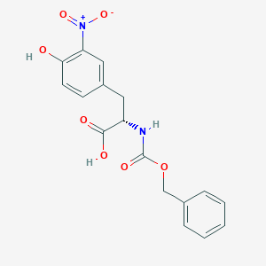 molecular formula C17H16N2O7 B2686743 N-(Benzyloxycarbonyl)-3-nitro-L-tyrosine CAS No. 5106-01-4