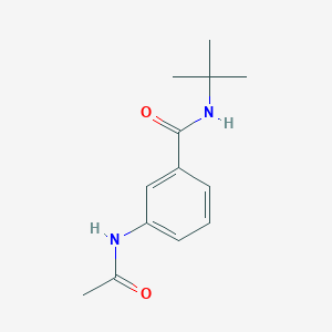 molecular formula C13H18N2O2 B268675 N-tert-butyl-3-acetamidobenzamide 