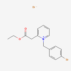 1-(4-Bromobenzyl)-2-(2-ethoxy-2-oxoethyl)pyridinium bromide