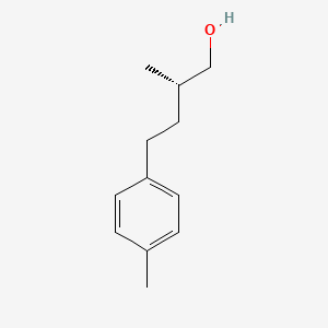 molecular formula C12H18O B2686760 (2S)-2-Methyl-4-(4-methylphenyl)butan-1-ol CAS No. 2248184-57-6