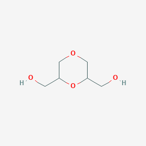molecular formula C6H12O4 B026868 1,4-二氧六环-2,6-二甲醇 CAS No. 54120-69-3