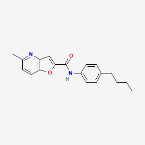 molecular formula C19H20N2O2 B2686803 N-(4-butylphenyl)-5-methylfuro[3,2-b]pyridine-2-carboxamide CAS No. 941969-33-1