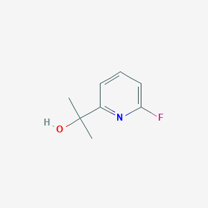 molecular formula C8H10FNO B2686825 2-(6-Fluoropyridin-2-yl)propan-2-ol CAS No. 1936346-25-6