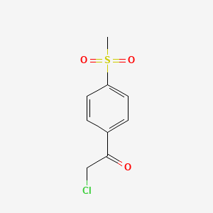 molecular formula C9H9ClO3S B2686830 2-Chloro-1-(4-(methylsulfonyl)phenyl)ethanone CAS No. 99586-87-5