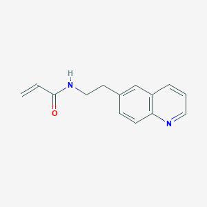 molecular formula C14H14N2O B2686874 N-(2-Quinolin-6-ylethyl)prop-2-enamide CAS No. 2361637-93-4