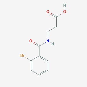 molecular formula C10H10BrNO3 B2686982 3-(2-Bromobenzoylamino)-propionic acid CAS No. 405296-04-0