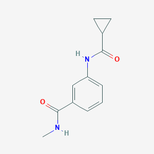 molecular formula C12H14N2O2 B268704 3-[(cyclopropylcarbonyl)amino]-N-methylbenzamide 