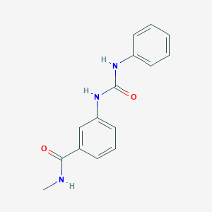 molecular formula C15H15N3O2 B268705 3-[(anilinocarbonyl)amino]-N-methylbenzamide 