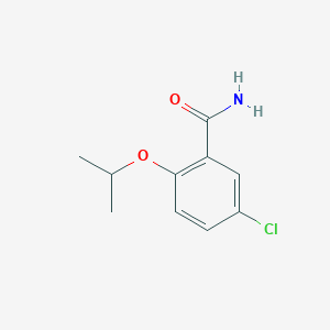 molecular formula C10H12ClNO2 B268711 5-Chloro-2-isopropoxybenzamide 