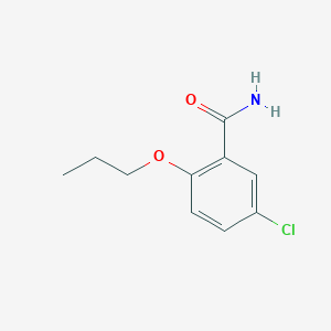 molecular formula C10H12ClNO2 B268712 5-Chloro-2-propoxybenzamide 