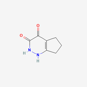 molecular formula C7H8N2O2 B2687129 1H,2H,3H,4H,5H,6H,7H-cyclopenta[c]pyridazine-3,4-dione CAS No. 1195168-04-7