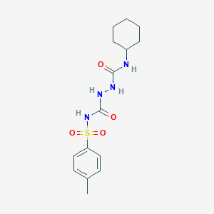 molecular formula C15H22N4O4S B2687157 1-环己基-3-[(4-甲基苯基)磺酰氨基]脲 CAS No. 503431-53-6