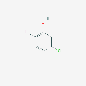 molecular formula C7H6ClFO B2687165 5-氯-2-氟-4-甲基苯酚 CAS No. 1401798-67-1