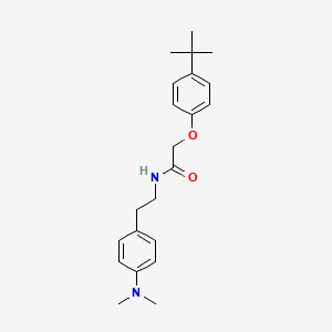 B2687203 2-(4-(tert-butyl)phenoxy)-N-(4-(dimethylamino)phenethyl)acetamide CAS No. 953244-24-1