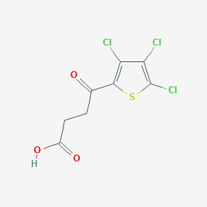 B2687206 4-Oxo-4-(3,4,5-trichlorothiophen-2-yl)butanoic acid CAS No. 97268-15-0