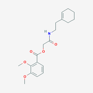 molecular formula C19H25NO5 B2687218 [2-[2-(Cyclohexen-1-yl)ethylamino]-2-oxoethyl] 2,3-dimethoxybenzoate CAS No. 1002543-31-8