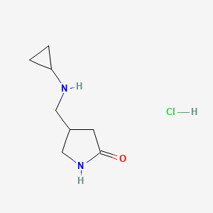 4-((Cyclopropylamino)methyl)pyrrolidin-2-one hydrochloride