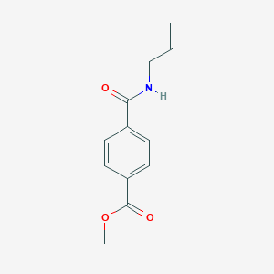 molecular formula C12H13NO3 B268724 Methyl 4-[(allylamino)carbonyl]benzoate 