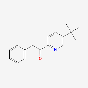 1-(5-Tert-butylpyridin-2-yl)-2-phenylethanone