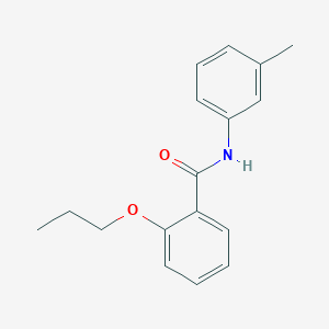 molecular formula C17H19NO2 B268730 N-(3-methylphenyl)-2-propoxybenzamide 