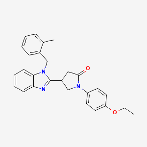 1-(4-ethoxyphenyl)-4-[1-(2-methylbenzyl)-1H-benzimidazol-2-yl]pyrrolidin-2-one