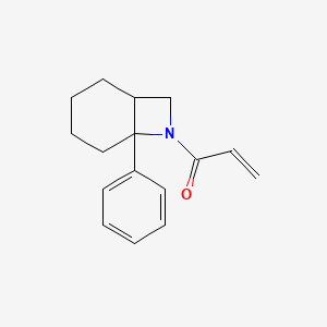 molecular formula C16H19NO B2687320 1-(6-Phenyl-7-azabicyclo[4.2.0]octan-7-yl)prop-2-en-1-one CAS No. 2128708-94-9