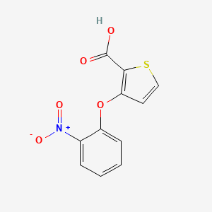 3-(2-Nitrophenoxy)-2-thiophenecarboxylic acid