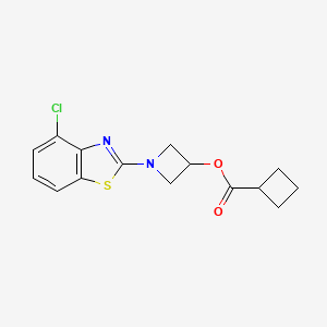 1-(4-Chlorobenzo[d]thiazol-2-yl)azetidin-3-yl cyclobutanecarboxylate