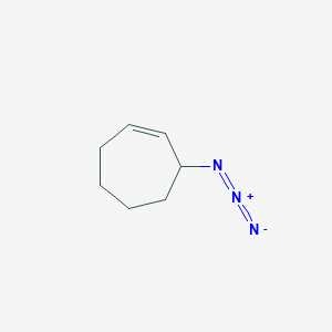 molecular formula C7H11N3 B2687383 3-偶氮环庚烯 CAS No. 70908-32-6